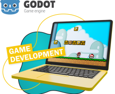 Godot.  Основа создания легендарных игр - КИБЕРшкола программирования для детей, компьютерные курсы для школьников, начинающих и подростков - KIBERone г. Новочеркасск