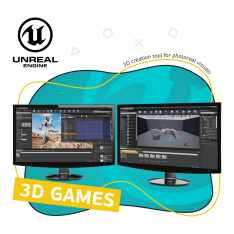 Unreal Engine 4. Игровой движок - КИБЕРшкола программирования для детей, компьютерные курсы для школьников, начинающих и подростков - KIBERone г. Новочеркасск