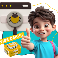 Тестирование & Vibe Debug. Охотники за багами - КИБЕРшкола программирования для детей, компьютерные курсы для школьников, начинающих и подростков - KIBERone г. Новочеркасск