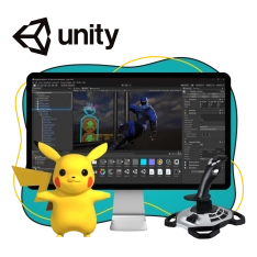 Мир игр на Unity 2D на популярном движке + AI-помощники - КИБЕРшкола программирования для детей, компьютерные курсы для школьников, начинающих и подростков - KIBERone г. Новочеркасск
