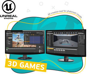 Unreal Engine 4. Игровой движок - Школа программирования для детей, компьютерные курсы для школьников, начинающих и подростков - KIBERone г. Новочеркасск